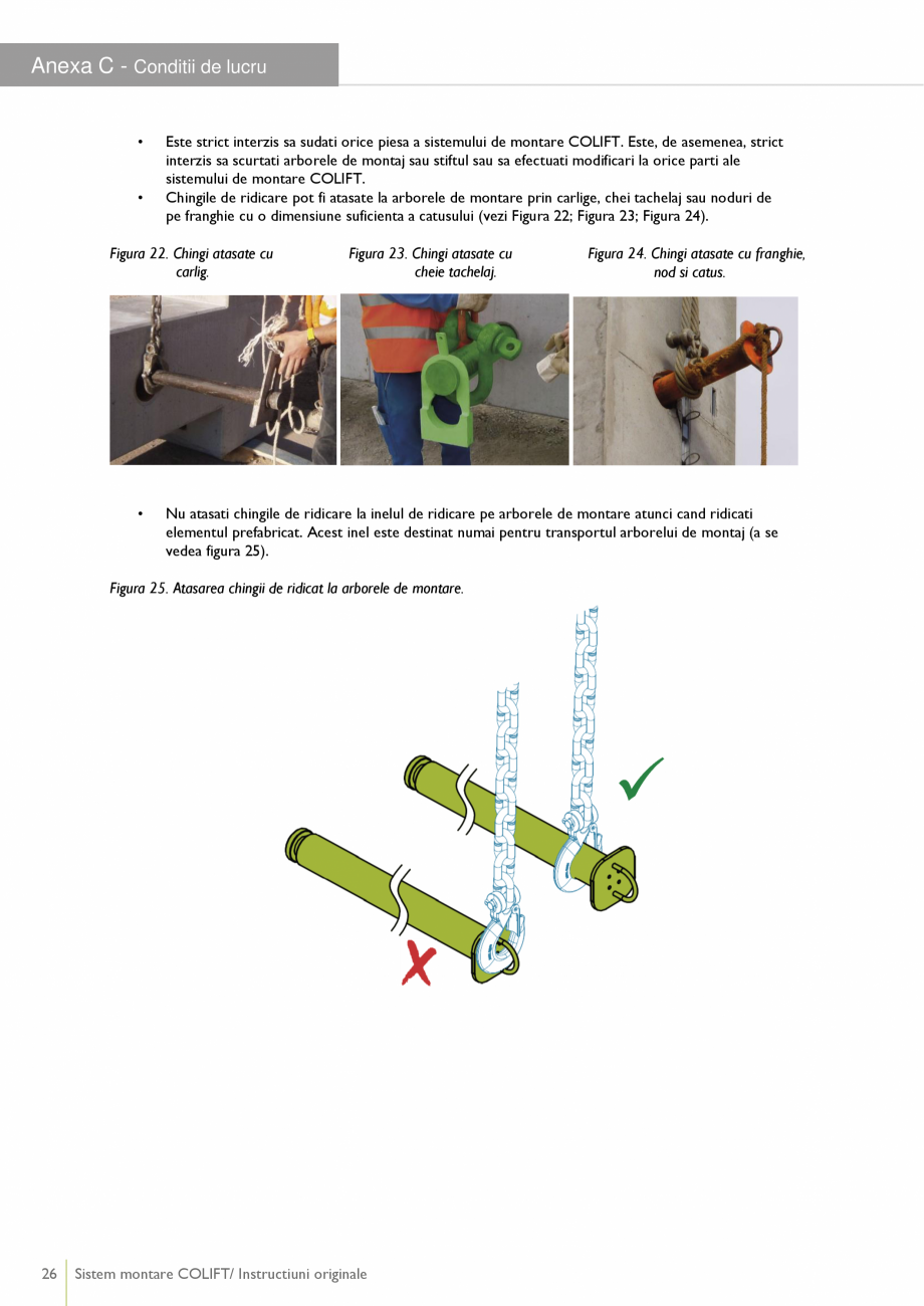 Pagina 26 - Sistem montare pentru elemente prefabricate din beton PEIKKO COLIFT Fisa tehnica Romana ...