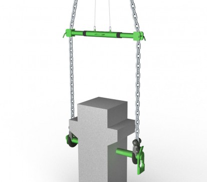 Exemplu de utilizare a sistemului de montare COLIFT COLIFT Sistem montare pentru elemente prefabricate din beton 