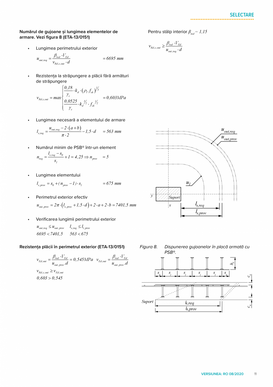 Pagina 11 - Armaturi de strapungere PEIKKO PSB® Fisa tehnica Romana ng April 2013” Concrete...