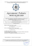 Agrement Tehnic 001SC-01/282-2020 pentru conectori termoizolatori PEIKKO - EBEA®