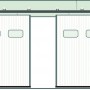 Kit complet pentru porti culisante cu deschideri de 3m