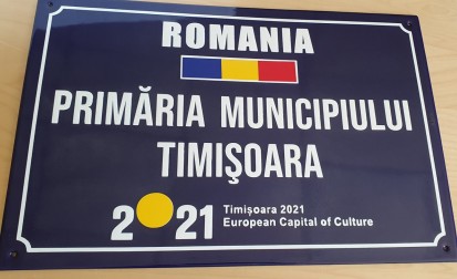 Panou indicator pentru Primaria Timisoara ORAEXACTA SYSTEMS Indicatoare cu denumire strada si numere de casa emailate