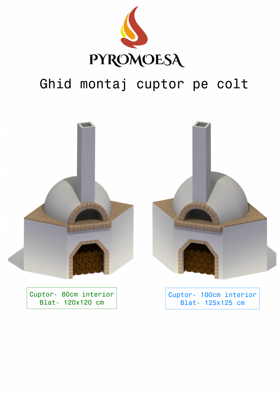 Pagina 1-Ghid montaj cuptor colt PYROMOESA Cuptoare Instructiuni montaj, utilizare Ghid montaj cuptor pe colt...