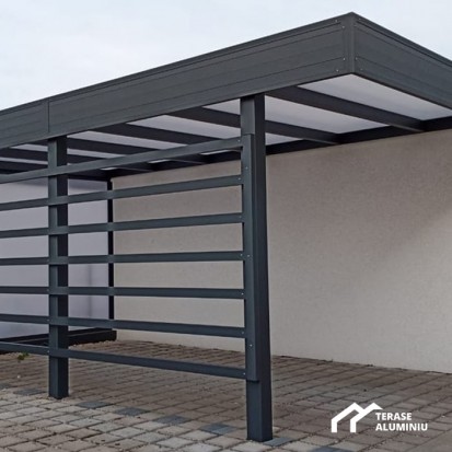 Detalii structura terasa TERASE DIN ALUMINIU&GLASS SYSTEM Terase cu structura din aluminiu