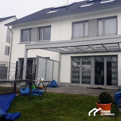 Exemplu de terasa TERASE DIN ALUMINIU&GLASS SYSTEM Terase cu structura din aluminiu
