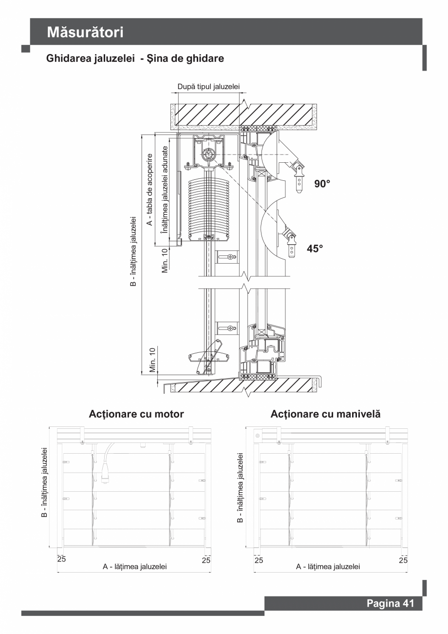 Pagina 42 - Catalog -Jaluzele exterioare SUNTECH C65 – C80 – F80, Z70 – Z90, INT...