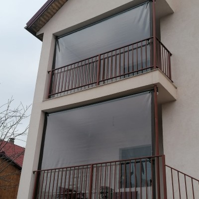 WIND Walls Inchideri terase si balcoane cu folie PVC transparenta - Inchideri terase balcoane cu folie