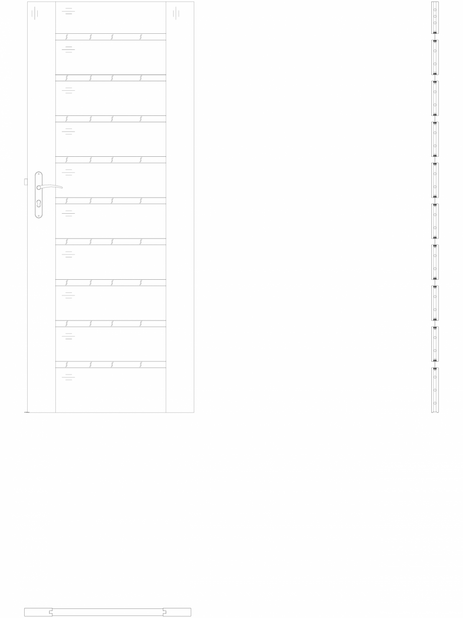 Pagina 1 - CAD-DWG Detalii usa PORTA CONCEPT - A9 - pn80 -2d Porta Detaliu de produs A.9 