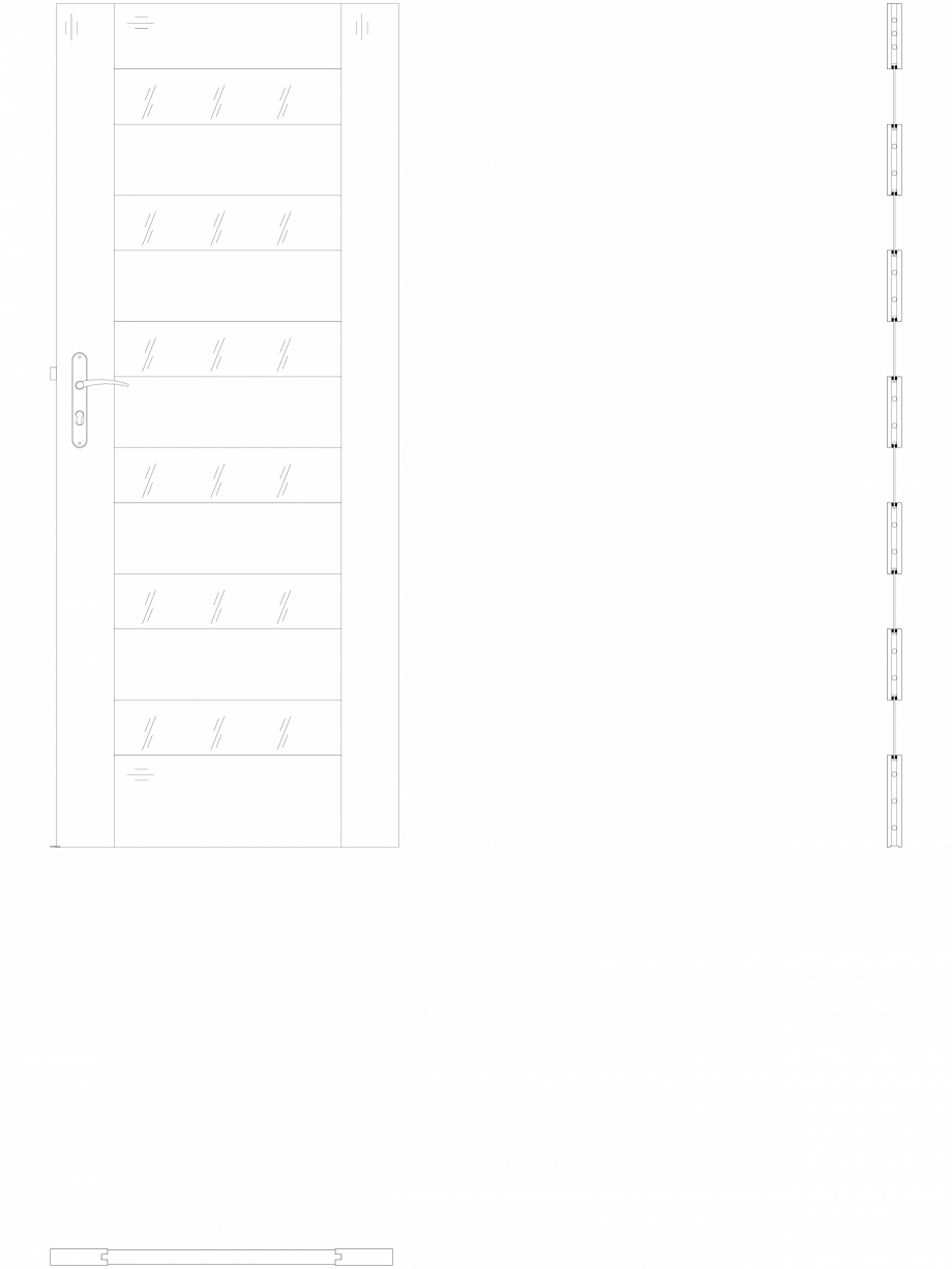 Pagina 1-CAD-DWG Detalii usa PORTA CONCEPT - C6 - pn80- 2d Porta Detaliu de produs C.6 