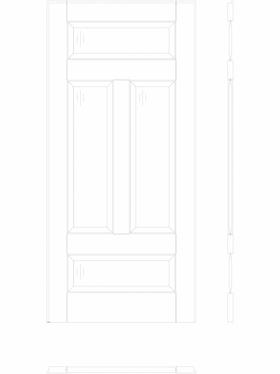 Pagina 1-CAD-DWG Detalii usa PORTA Harmony - B0 - 90 Porta Detaliu de produs B.0 