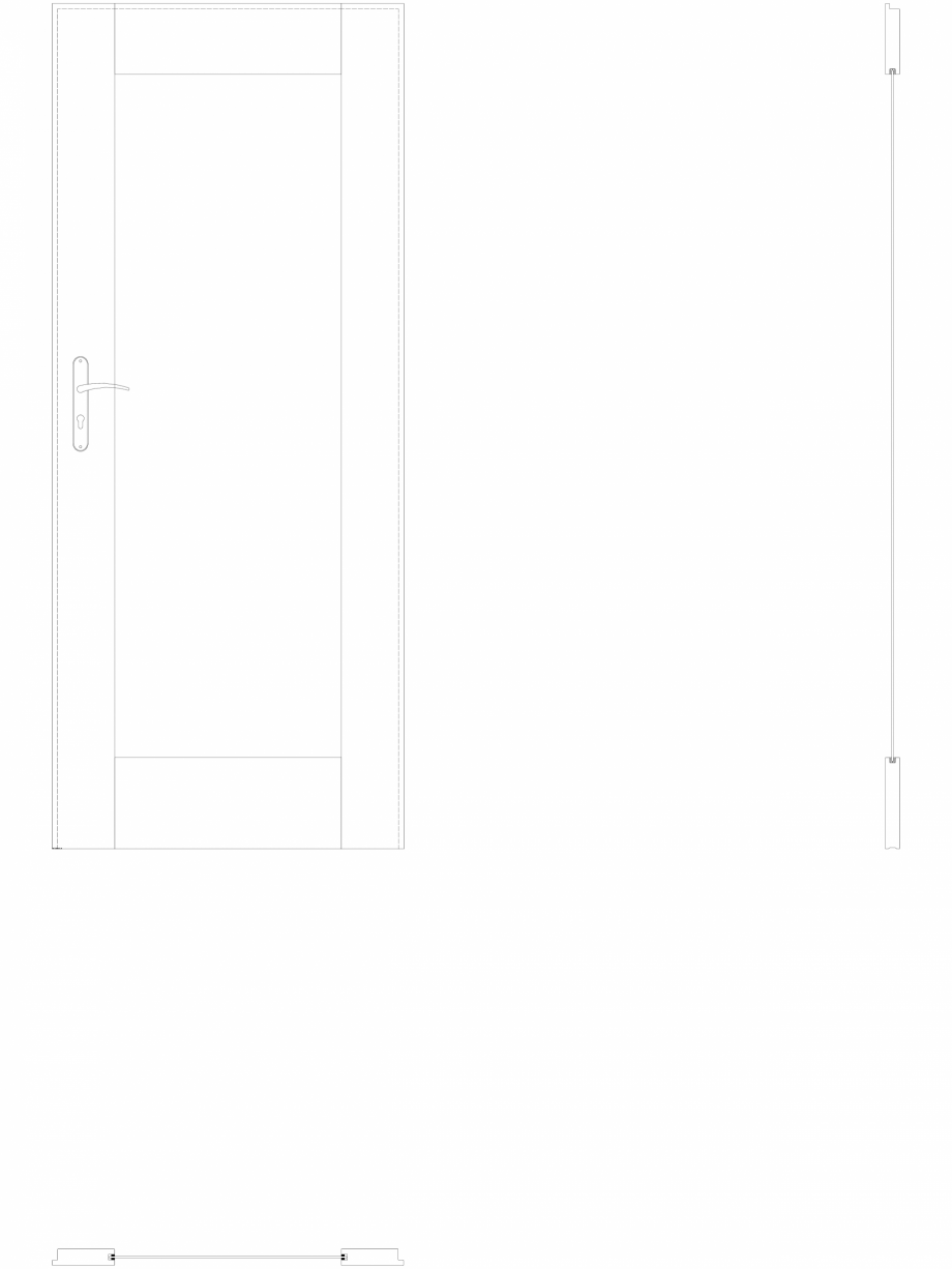 Pagina 1-CAD-DWG Detalii usa INSPIRE Porta Detaliu de produs A.1 