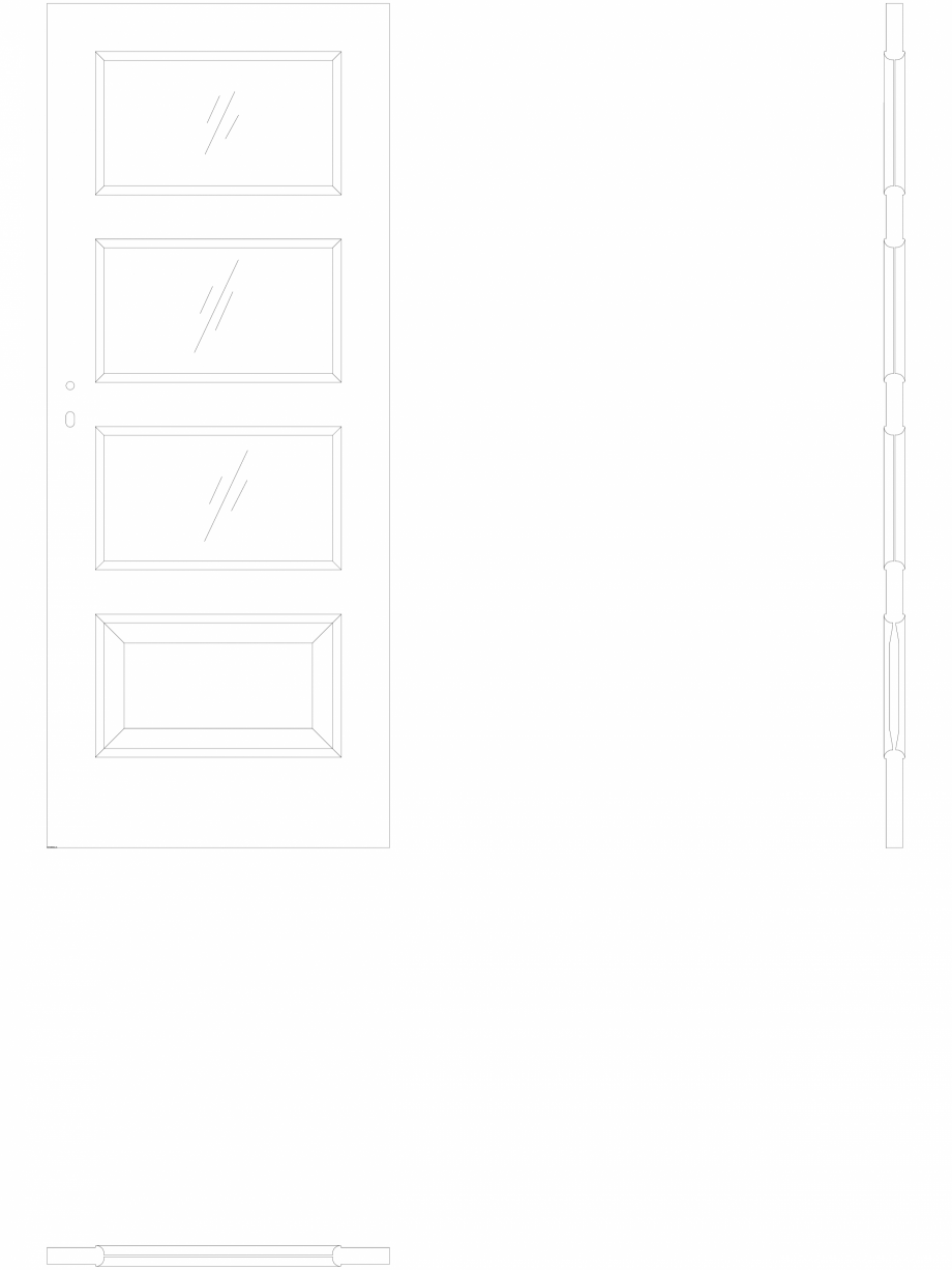Pagina 1-CAD-DWG Detalii usa Porta Laminata CPL - 5.4 - pn80 - 2d Porta Detaliu de produs 