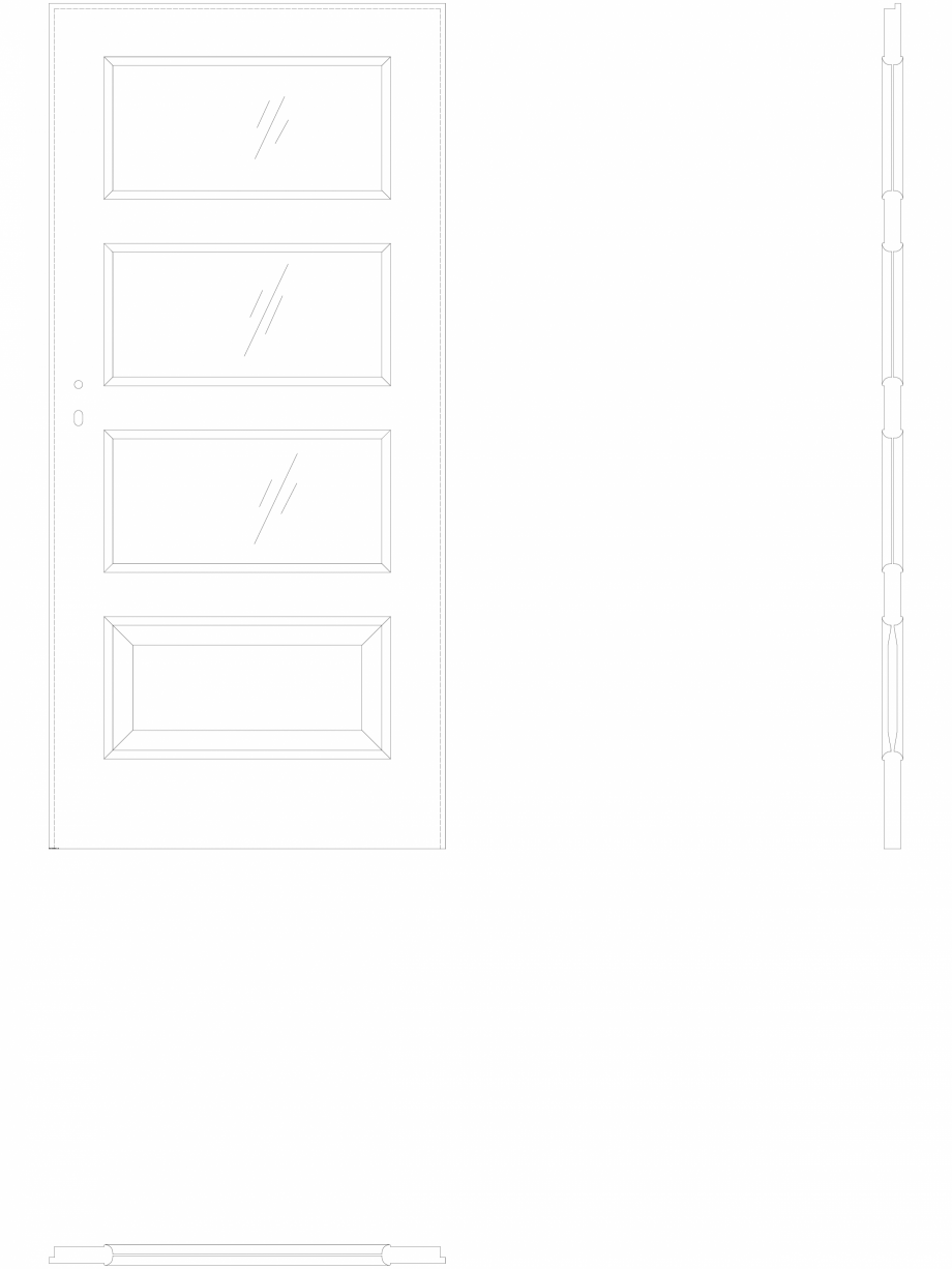 Pagina 1-CAD-DWG Detalii usa Porta Laminata CPL - 5.4 - pn90 Porta Detaliu de produs 