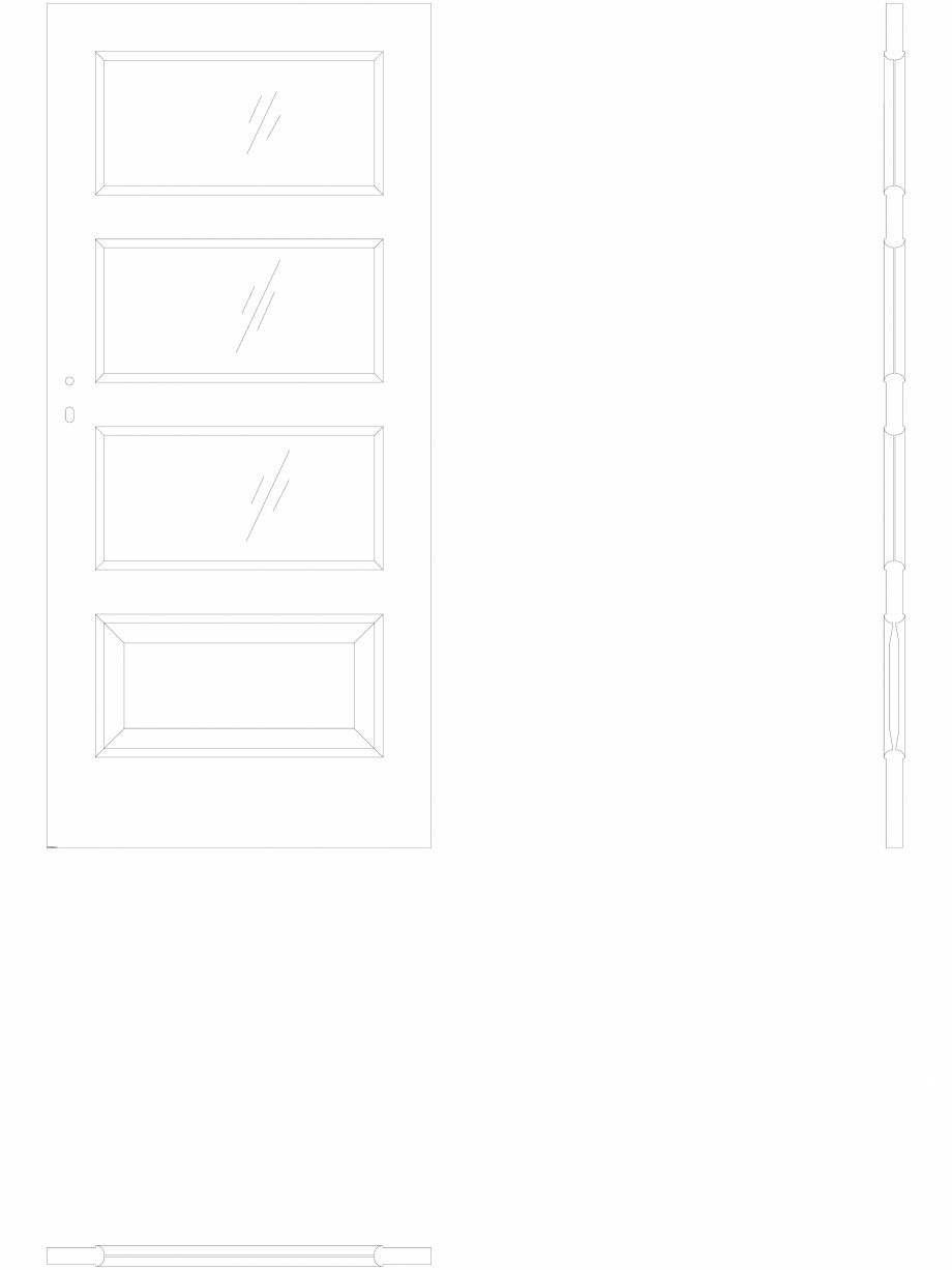 Pagina 1-CAD-DWG Detalii usa Porta Laminata CPL - 5.4 - pn90 - 2d Porta Detaliu de produs 