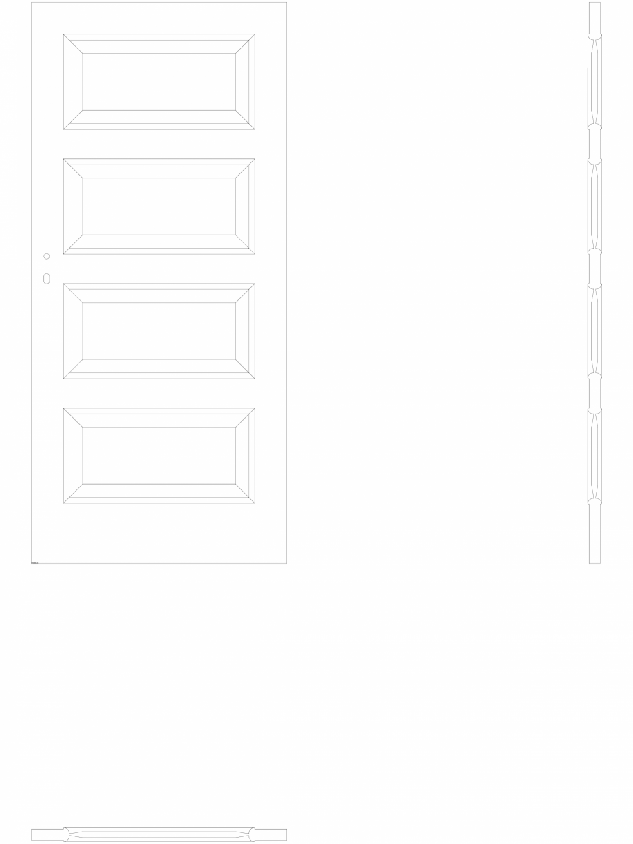 Pagina 1-CAD-DWG Usa de interior Porta Laminata CPL 5.1 - pn90 - 2d Porta Detaliu de produs 