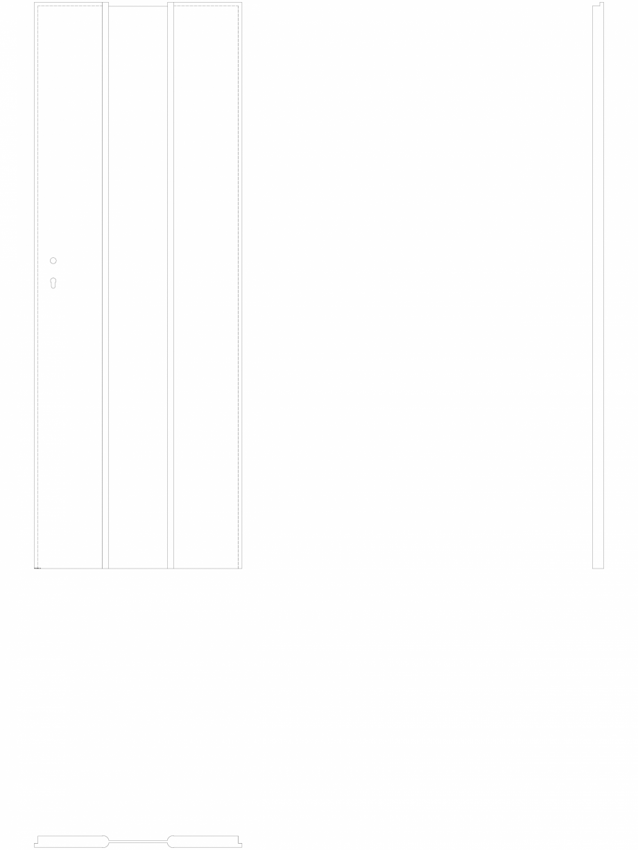 Pagina 1-CAD-DWG Usa de interior Porta FOCUS - model 2.0 sticla mata - 2a - pn70 Porta Detaliu de produs 