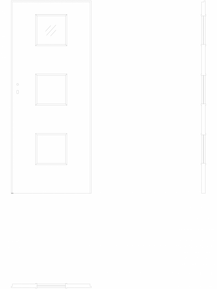 Pagina 1-CAD-DWG Usa de interior Porta FIT model C.1 - pn80 Porta Detaliu de produs 
