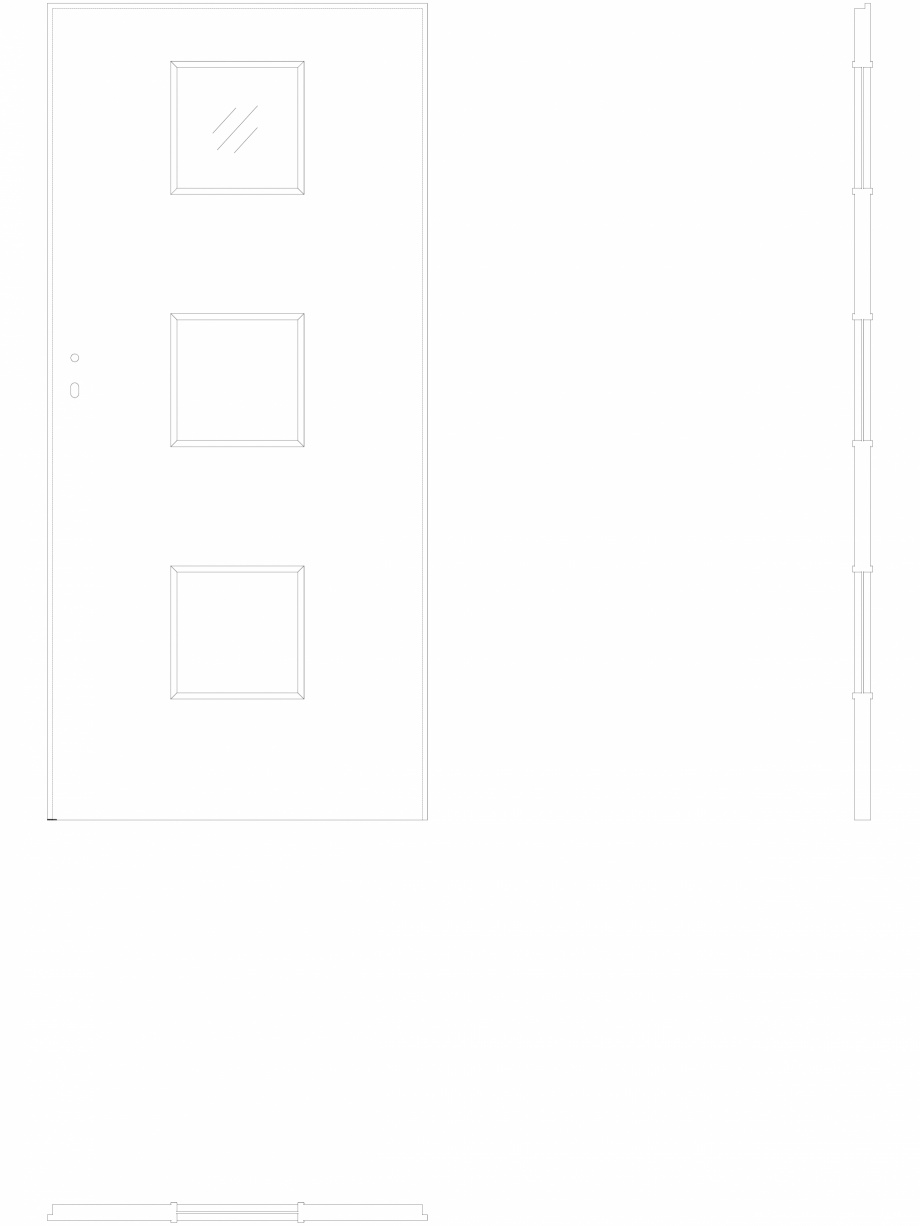 Pagina 1-CAD-DWG Usa de interior Porta FIT model C.1 - pn90 Porta Detaliu de produs 