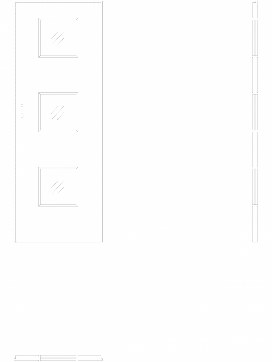 Pagina 1-CAD-DWG Usa de interior Porta FIT model C3 - pn70 Porta Detaliu de produs C.3 