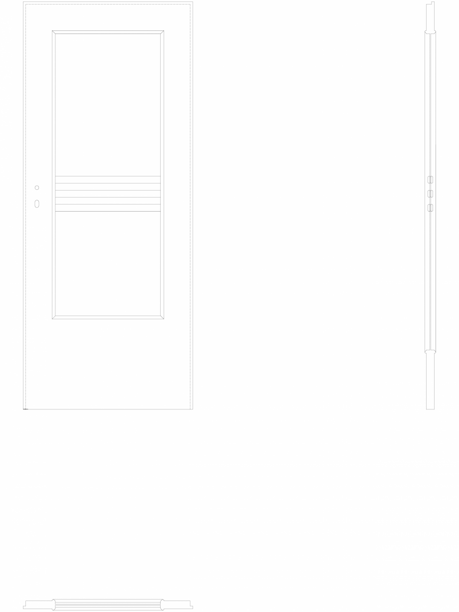 Pagina 1 - CAD-DWG Usa de interior Porta STIL model 3 - pn80 Porta Detaliu de produs 