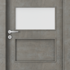 Usa de interior Porta FIT model H 2 - Finisaj CPL HQ 0 2 Ciment deschis