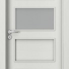 Usa de interior Porta FIT model H 2 - Finisaj Portasynchro 3D Wenge alb - Usa