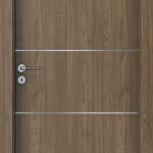 Usa de interior Porta LINE model E1 - Finisaj CPL HQ 0 2 Nuc natural (mat)