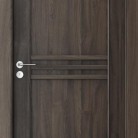 Usa de interior Porta STIL model 3 cu panou -Finisaj Portasynchro 3D Stejar roșu - Usa