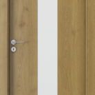 Usa de interior Porta FOCUS model 2 0 sticla mata - Finisaj Portaperfect 3D Stejar natural