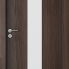 Usa de interior Porta FOCUS model 2 0 sticla mata - Finisaj Portaperfect 3D Stejar Havana