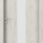 Usa de interior Porta FOCUS model 2 0 sticla mata - Finisaj Portasynchro 3D Pin norvegian