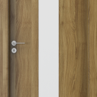 Usa de interior Porta FOCUS model 2 0 sticla mata - Finisaj Portasynchro 3D Acacia auriu