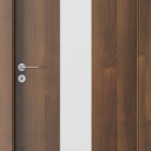 Usa de interior Porta FOCUS model 2 0 sticla mata - Finisaj Portadecor Nuc - Usa