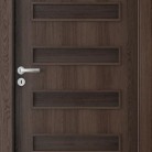 Usa de interior Porta FIT model F 0 -Finisaj Portaperfect 3D Stejar Havana - Usa de