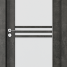Usa de interior Porta STIL model 3 - Finisaj CPL HQ 0 2 Ciment inchis -