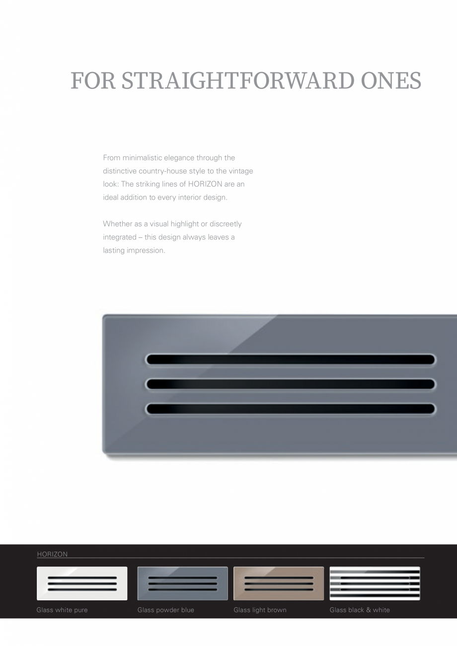 Pagina 5-Catalog Noua colectie grile de ventilatie Starline ECOCALD Grile de ventilatie ECOCALD Catalog,...