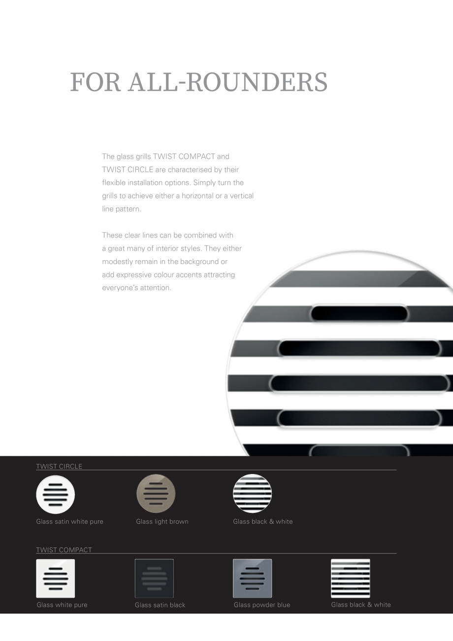 Pagina 9-Catalog Noua colectie grile de ventilatie Starline ECOCALD Grile de ventilatie ECOCALD Catalog,...