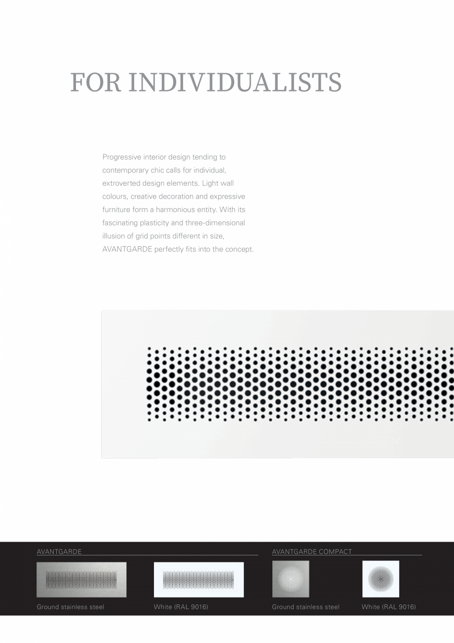 Pagina 17-Catalog Noua colectie grile de ventilatie Starline ECOCALD Grile de ventilatie ECOCALD Catalog,...