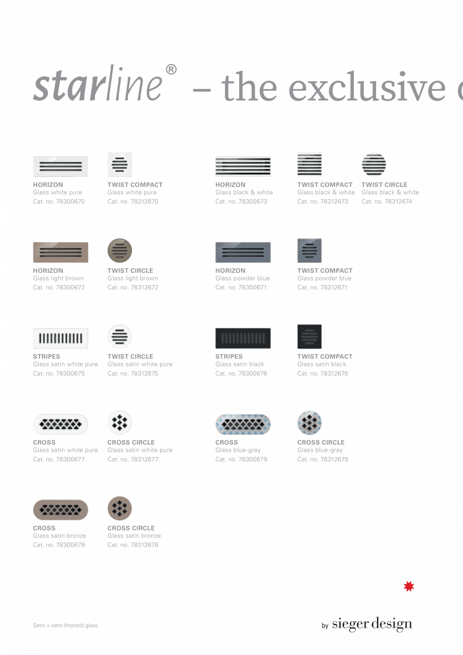 Pagina 20-Catalog Noua colectie grile de ventilatie Starline ECOCALD Grile de ventilatie ECOCALD Catalog,...
