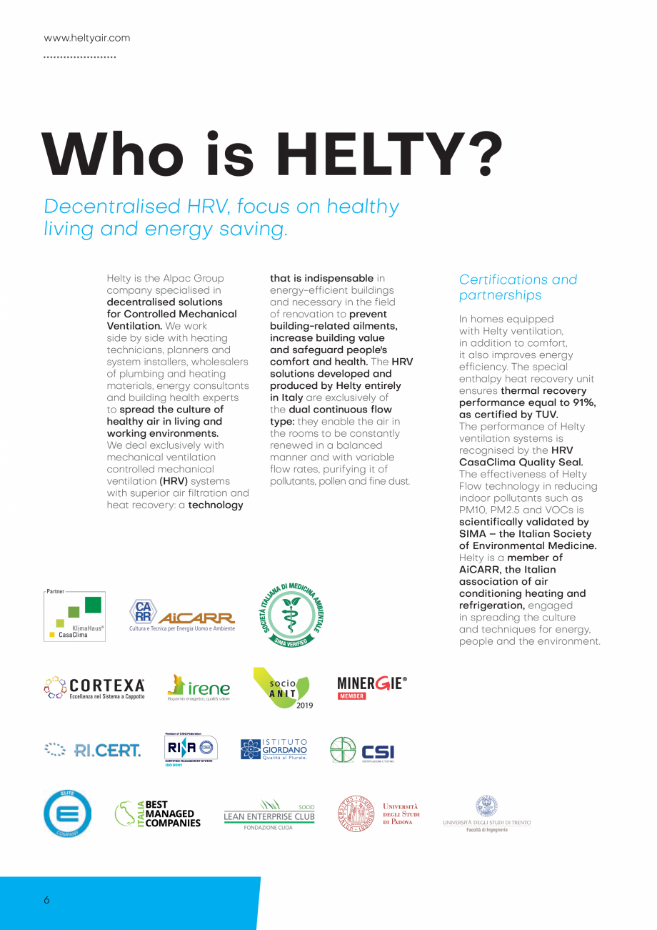 Pagina 6 - Catalog unitate descentralizate de ventilatie - HELTY - 2021 ECOCALD Unitate...