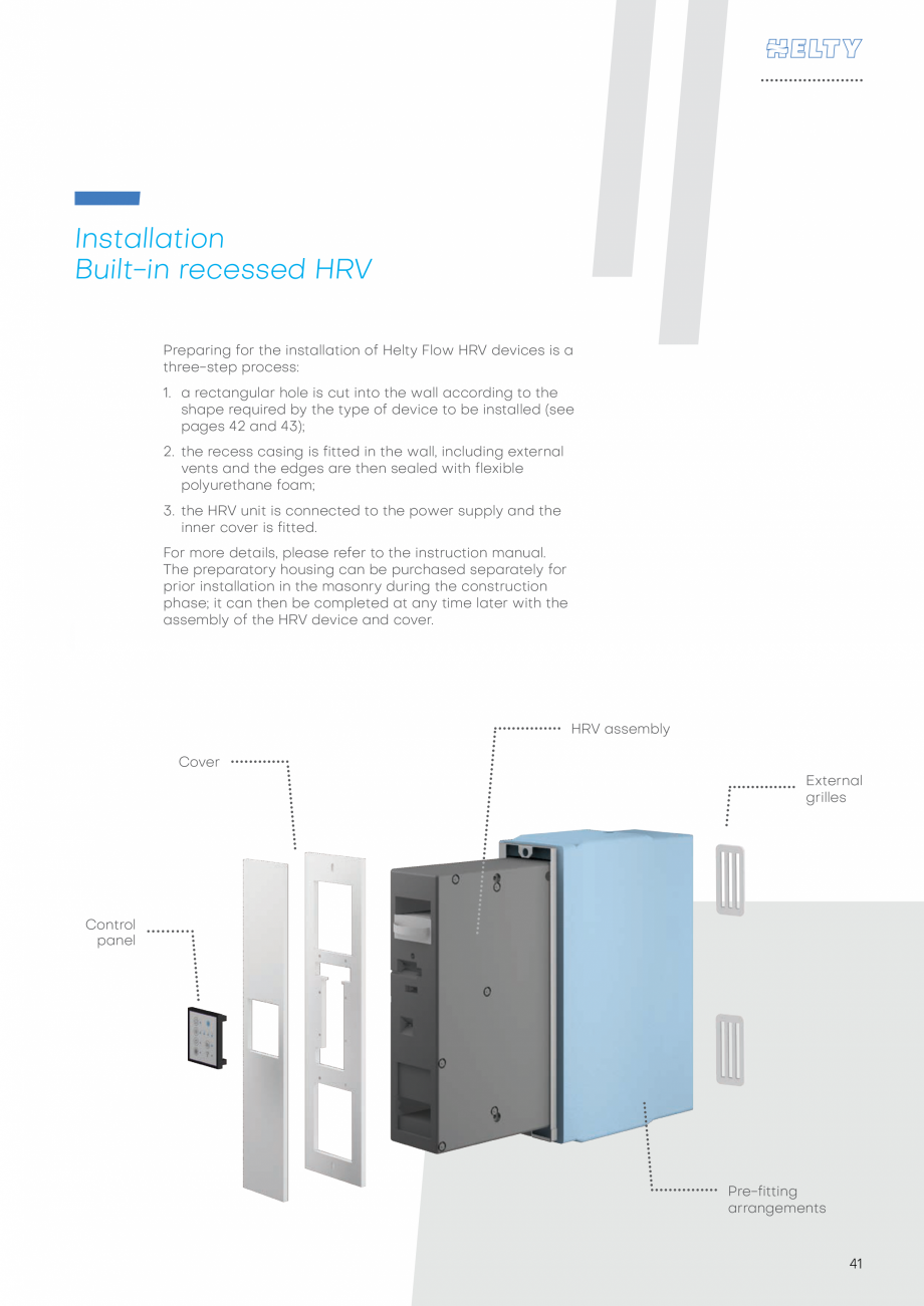 Pagina 41-Catalog unitate descentralizate de ventilatie - HELTY - 2021 ECOCALD Unitate descentralizata de...