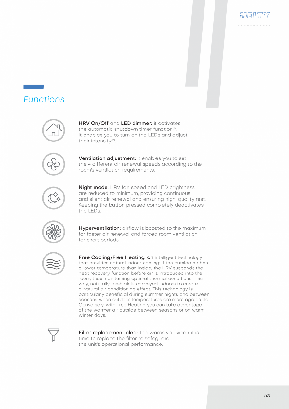 Pagina 63 - Catalog unitate descentralizate de ventilatie - HELTY - 2021 ECOCALD Unitate...