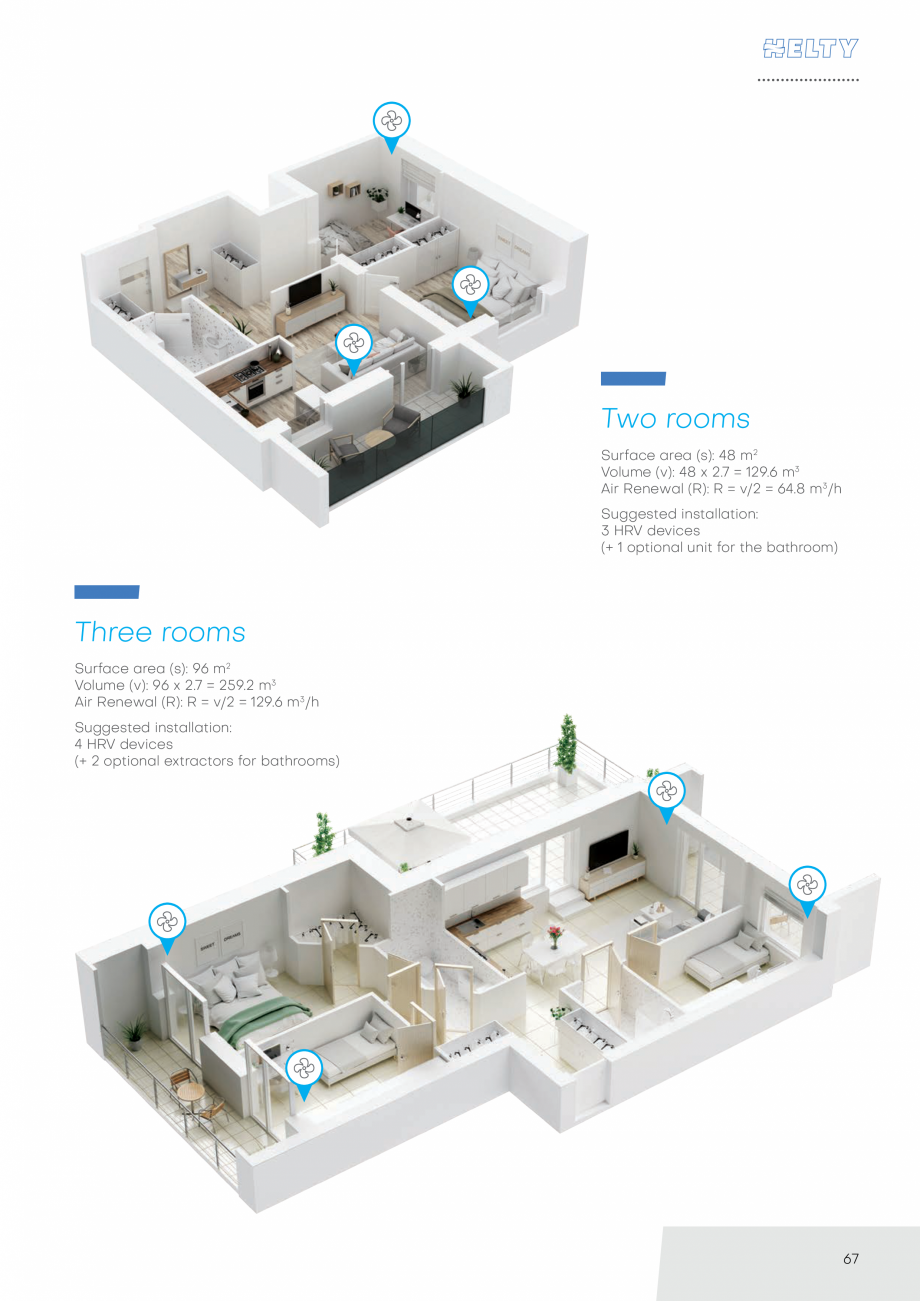 Pagina 67-Catalog unitate descentralizate de ventilatie - HELTY - 2021 ECOCALD Unitate descentralizata de...