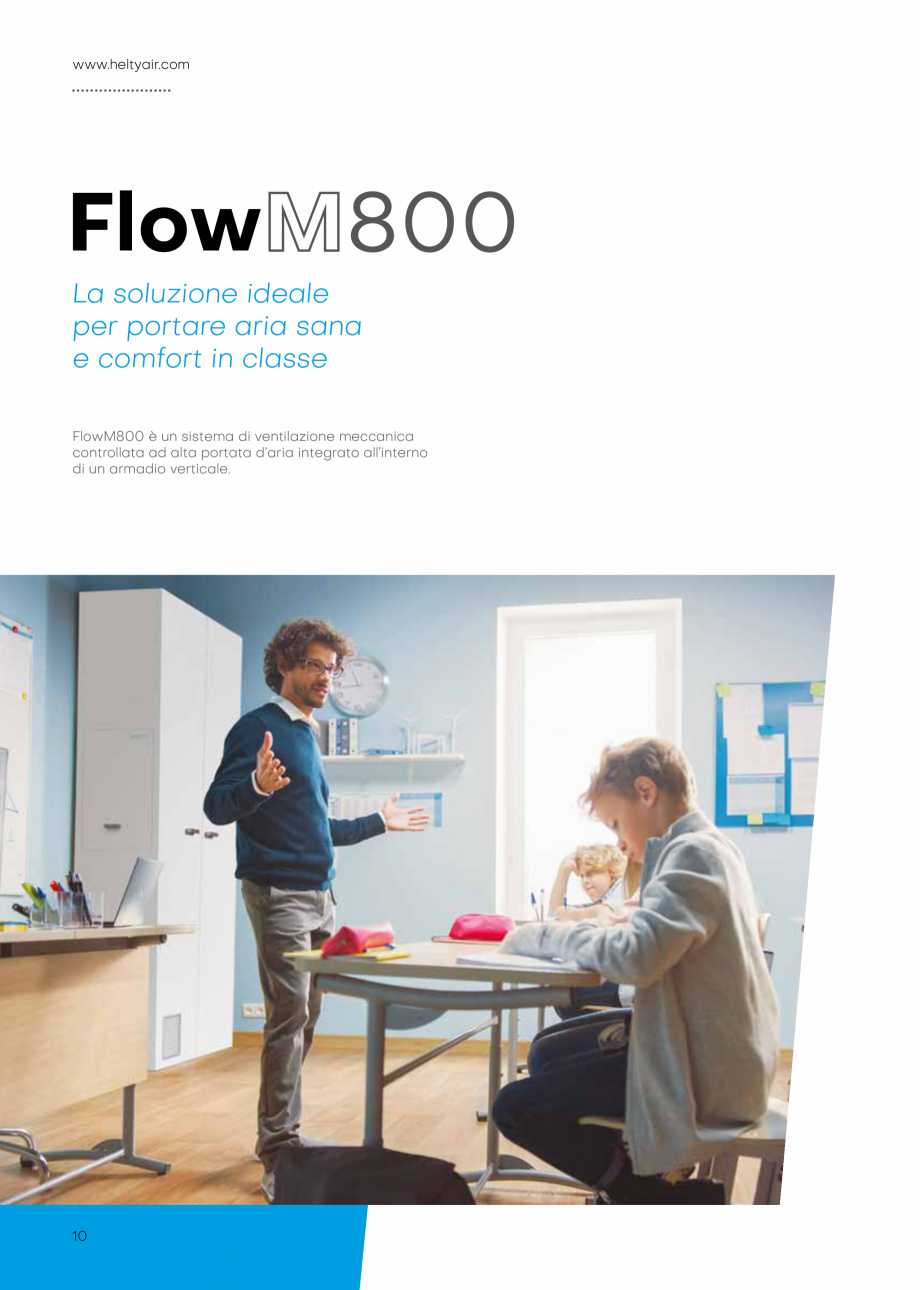 Pagina 10-Unitate descentralizata de ventilatie - HELTY FLOW 800 PENTRU-SCOLI ECOCALD Unitate descentralizata ...