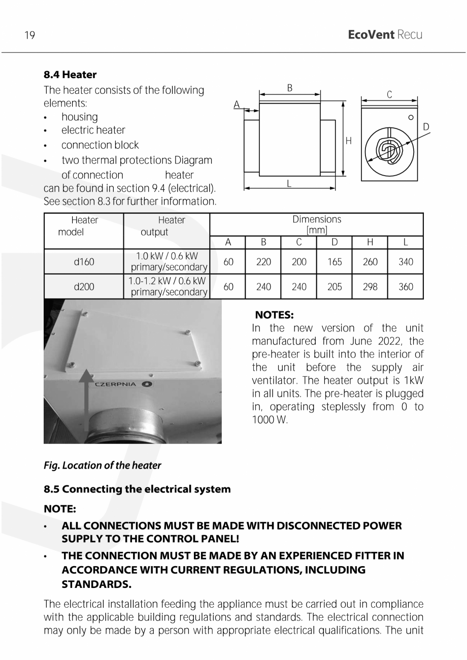 Pagina 19-Unitati centrale de ventilatie cu schimbator de caldura in placi TweeTop EcoVentRecu ECOCALD Unitati...
