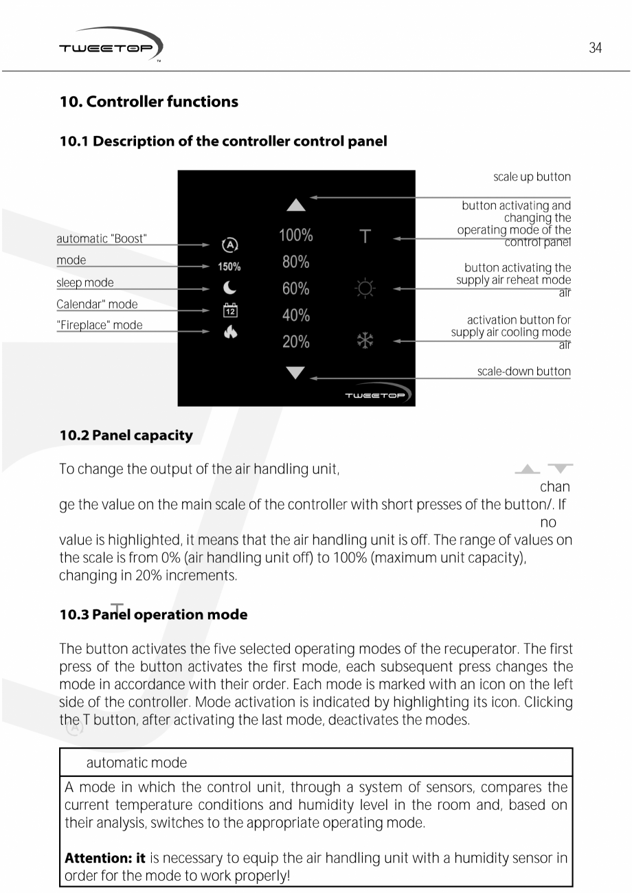 Pagina 34-Unitati centrale de ventilatie cu schimbator de caldura in placi TweeTop EcoVentRecu ECOCALD Unitati...