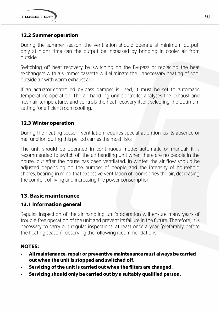 Pagina 50-Unitati centrale de ventilatie cu schimbator de caldura in placi TweeTop EcoVentRecu ECOCALD Unitati...