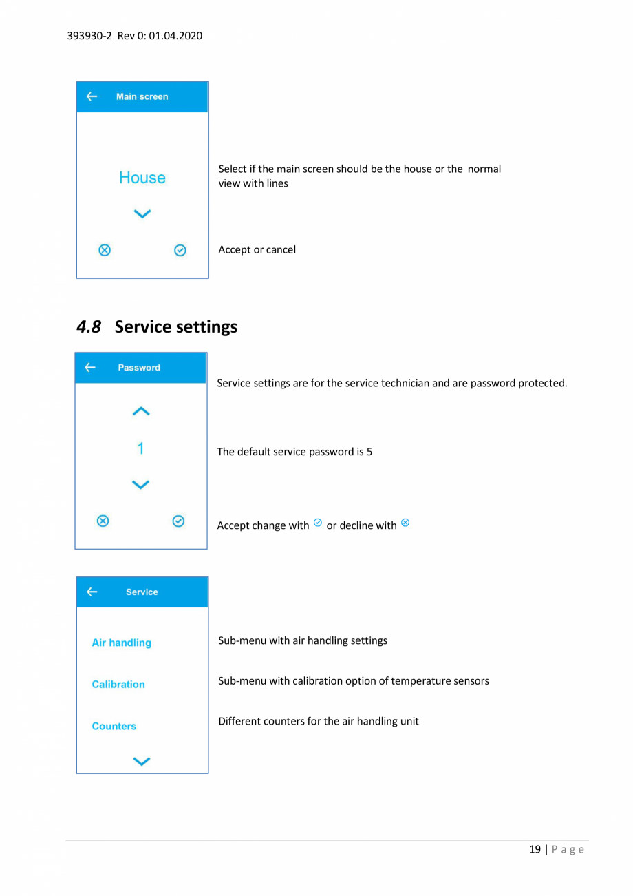 Pagina 19- Unitati centrale de ventilatie cu schimbator de caldura rotativ Ensy Inovent AHU-200-700 ECOCALD...