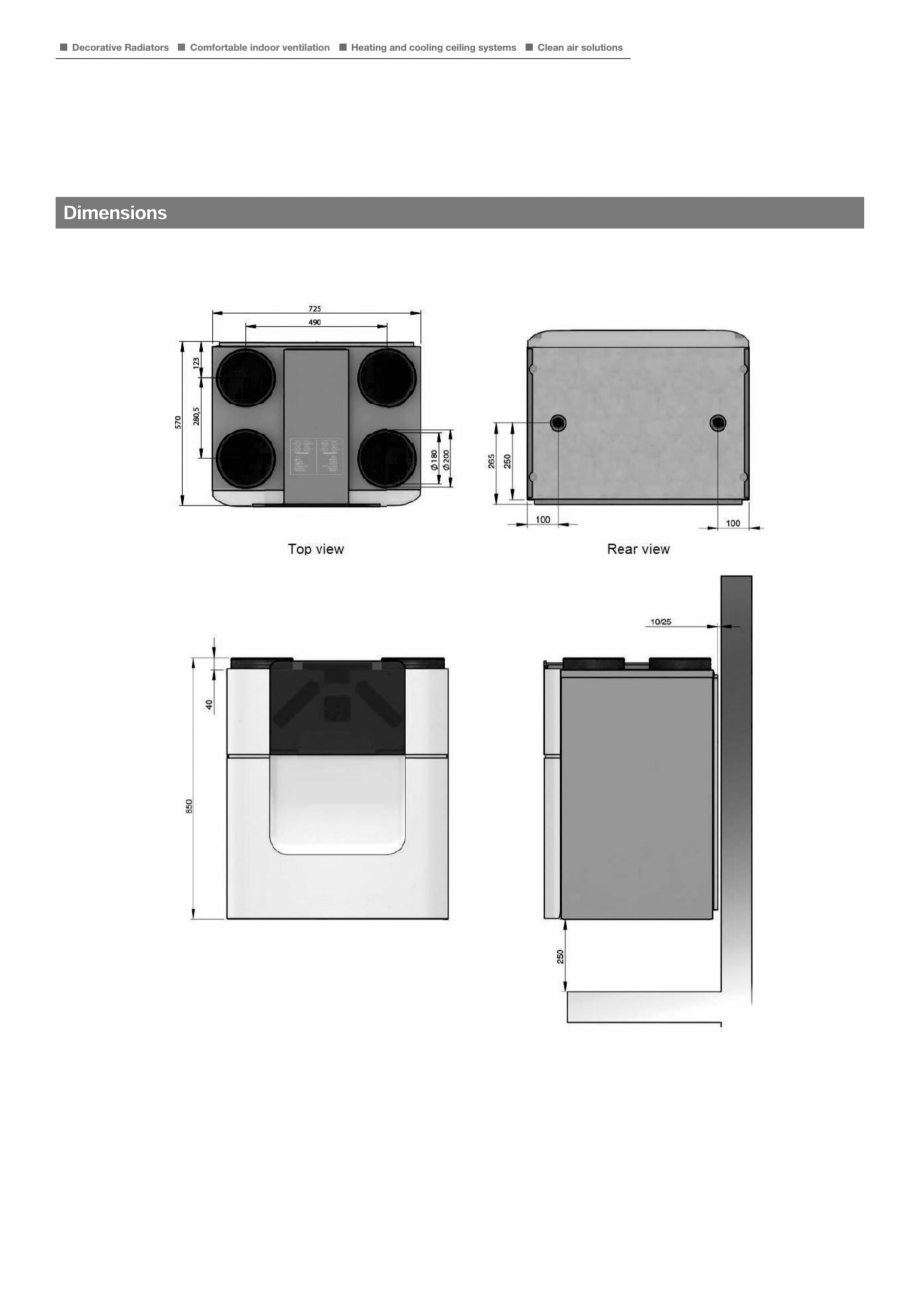 Pagina 3 - Unitati centrale de ventilatie cu schimbator de caldura in placi Zehnder ComfoAir Q600...