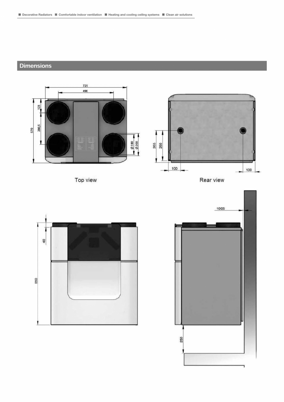 Pagina 3-Unitati centrale de ventilatie cu schimbator de caldura in placi Zehnder ComfoAir Q450 ECOCALD...
